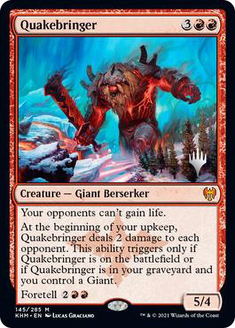 Quakebringer (Promo Pack) [Kaldheim Promos] | The CG Realm