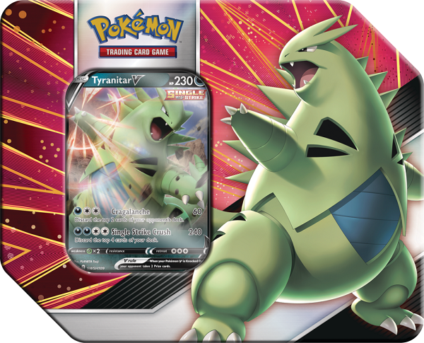 POKEMON V STRIKERS TIN Tyranitar V | The CG Realm