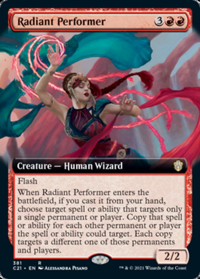 Radiant Performer (Extended Art) [Commander 2021] | The CG Realm