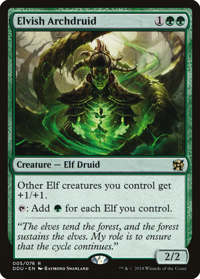 Elvish Archdruid [Duel Decks: Elves vs. Inventors] | The CG Realm