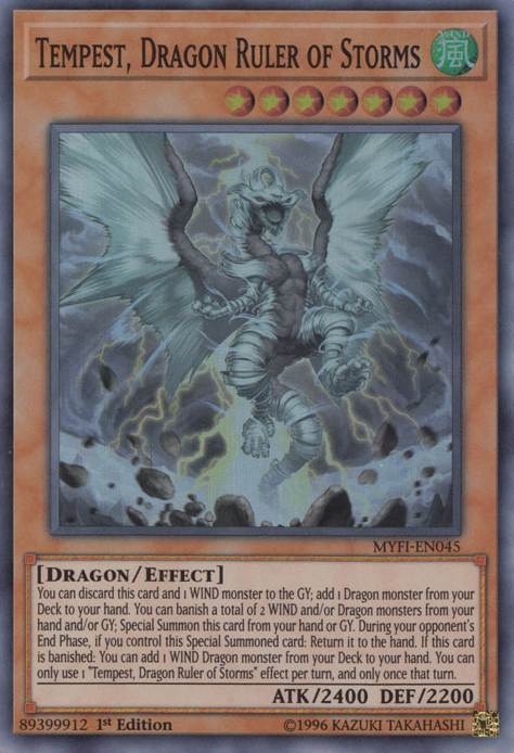 Tempest, Dragon Ruler of Storms [MYFI-EN045] Super Rare | The CG Realm