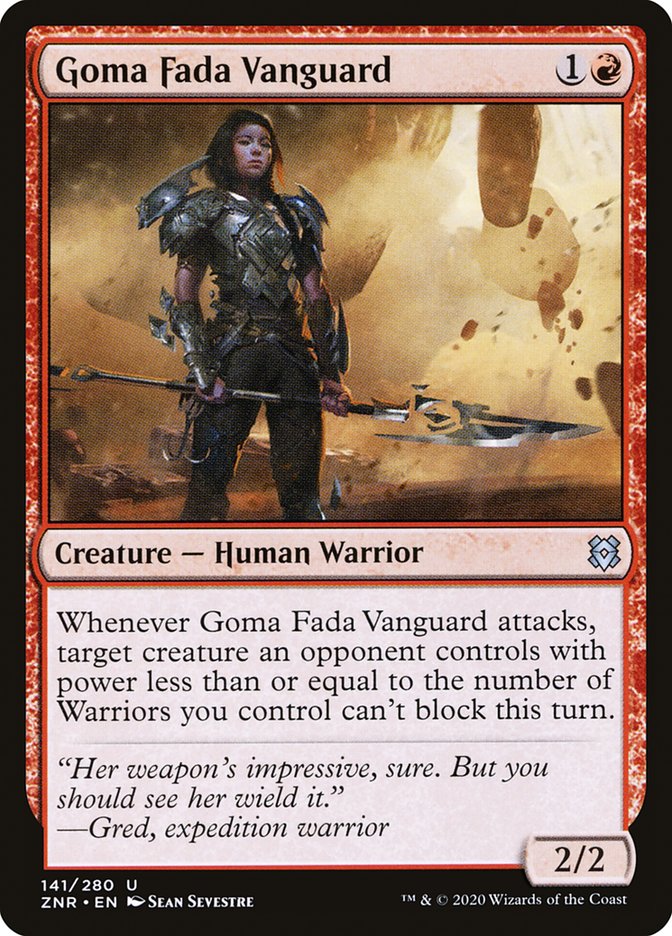 Goma Fada Vanguard [Zendikar Rising] | The CG Realm