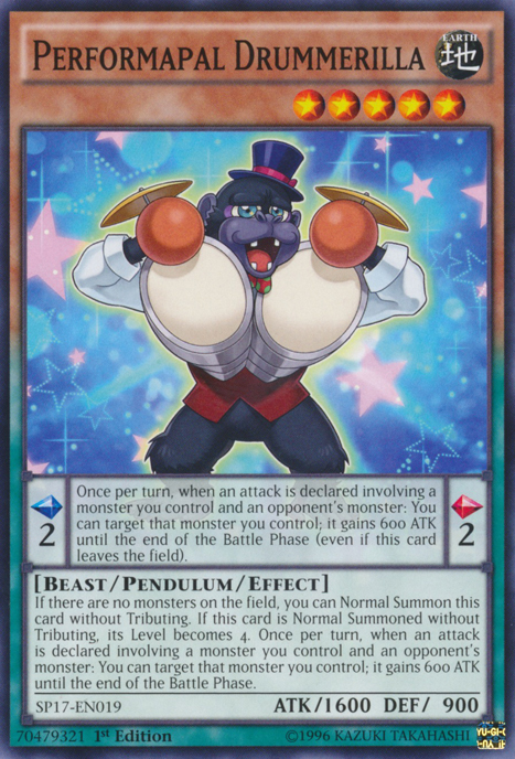 Performapal Drummerilla [SP17-EN019] Common | The CG Realm