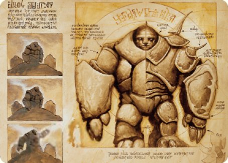 Precursor Golem Art Card [The Brothers' War Art Series] | The CG Realm