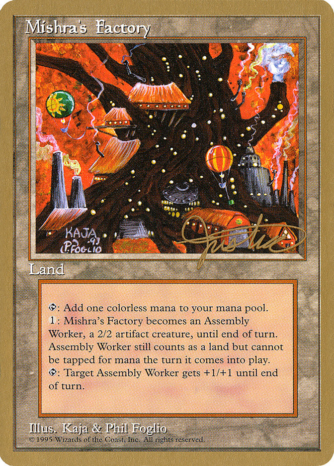 Mishra's Factory (Mark Justice) [Pro Tour Collector Set] | The CG Realm