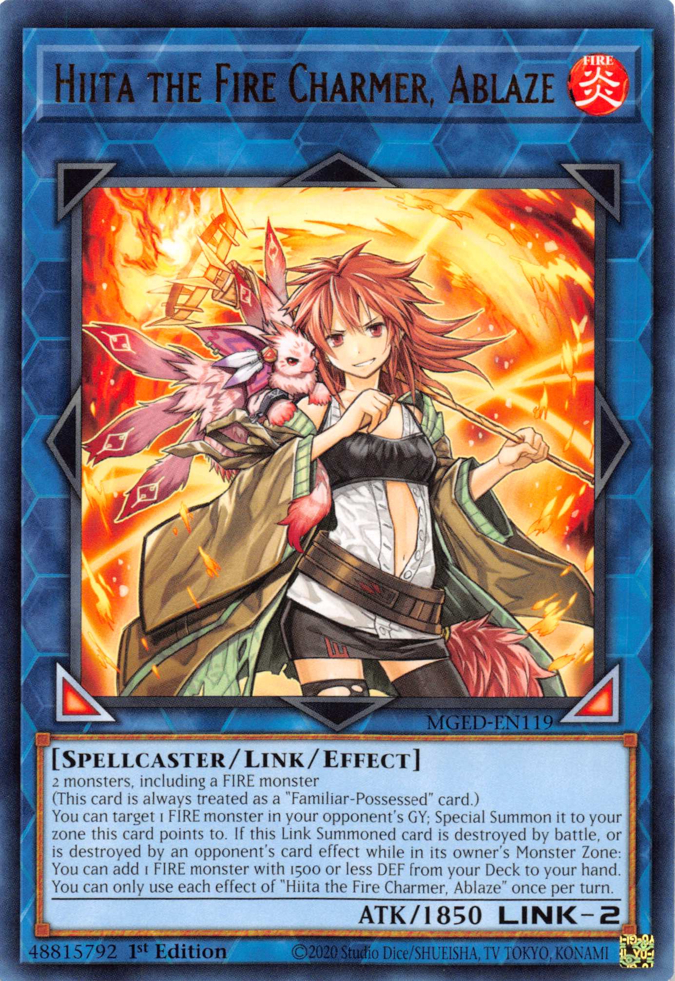 Hiita the Fire Charmer, Ablaze [MGED-EN119] Rare | The CG Realm