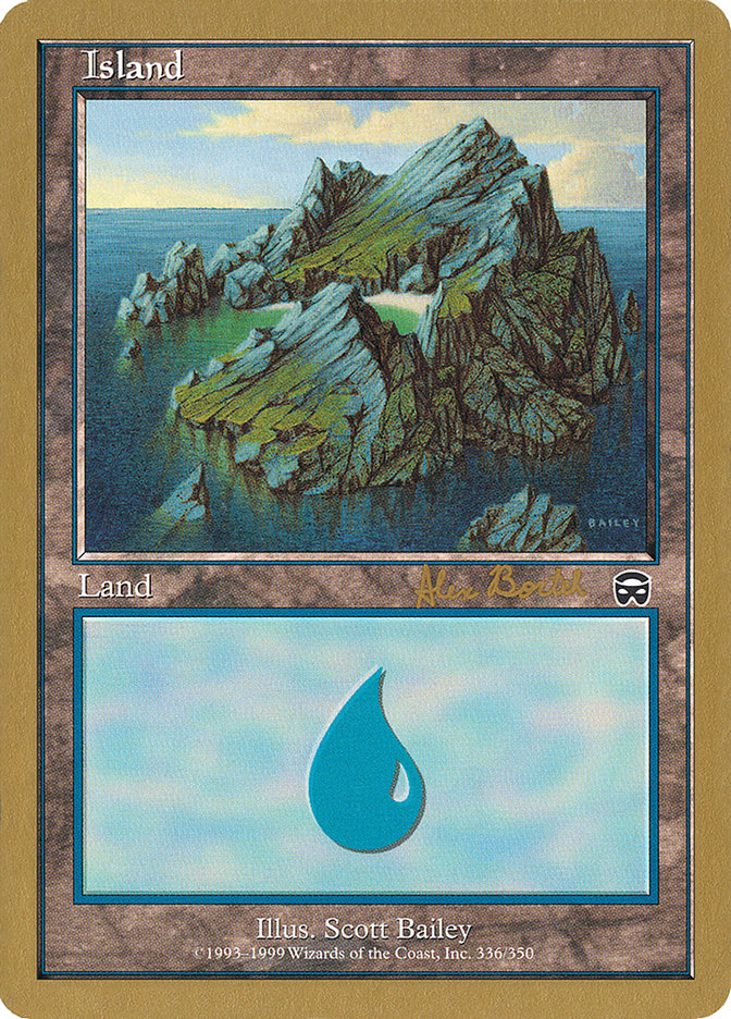 Island (ab336) (Alex Borteh) [World Championship Decks 2001] | The CG Realm