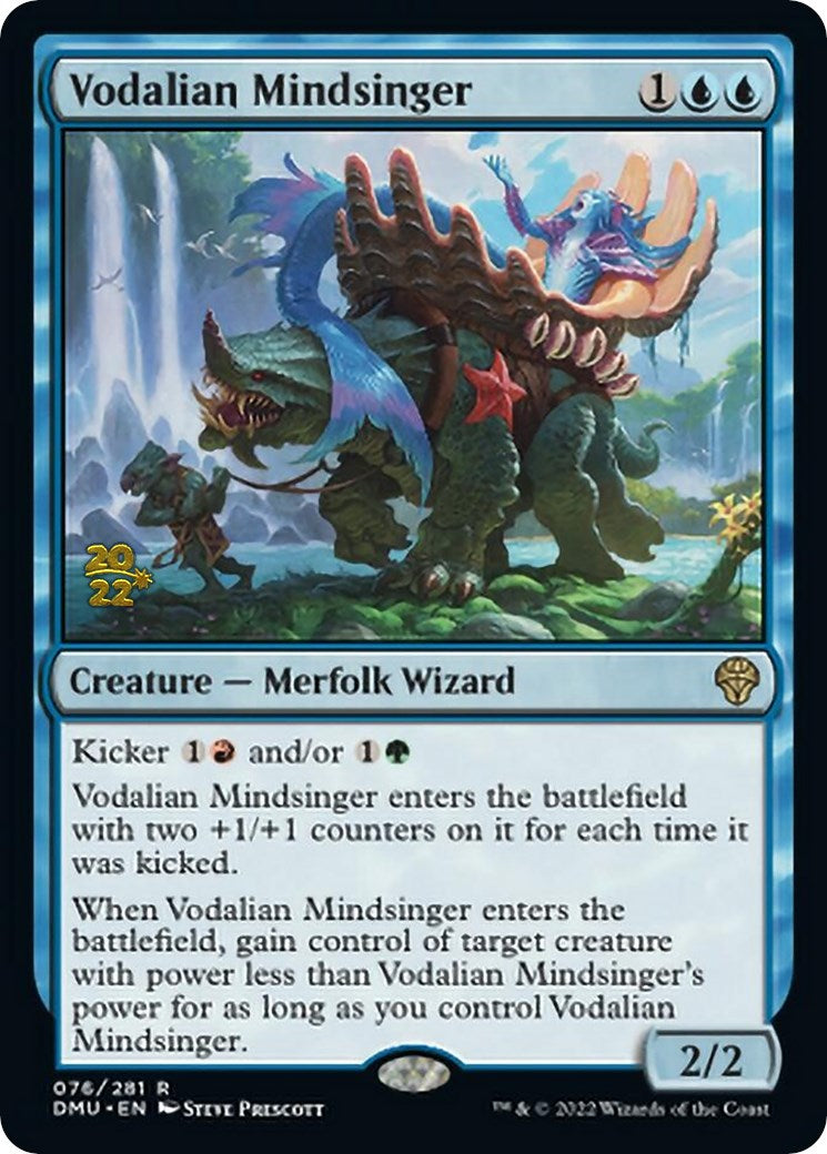 Vodalian Mindsinger [Dominaria United Prerelease Promos] | The CG Realm