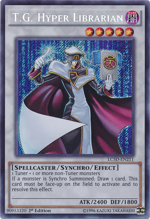 T.G. Hyper Librarian [LC5D-EN211] Secret Rare | The CG Realm