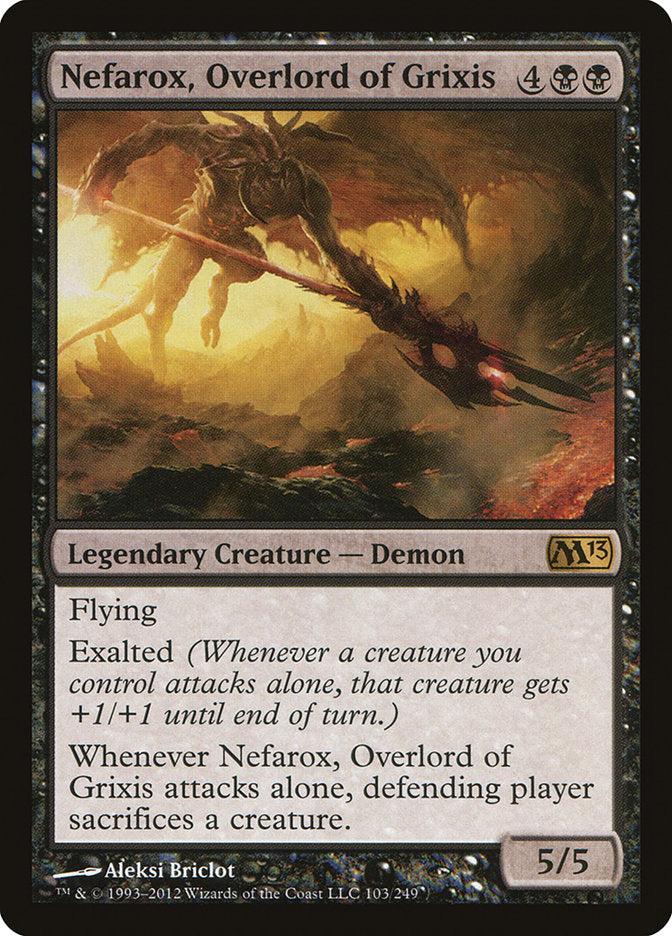 Nefarox, Overlord of Grixis [Magic 2013] | The CG Realm