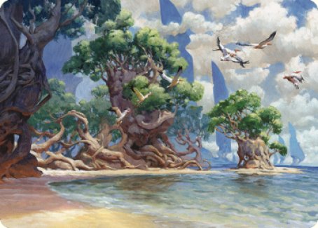 Yavimaya Coast Art Card [Dominaria United Art Series] | The CG Realm