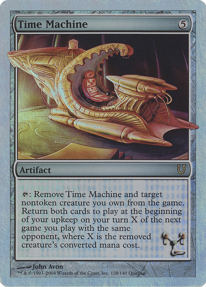 Time Machine (Alternate Foil) [Unhinged] | The CG Realm