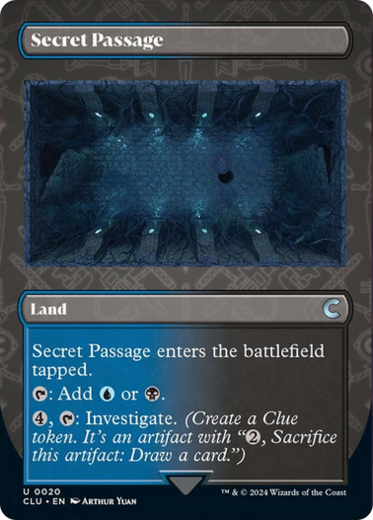 Secret Passage (Borderless) [Ravnica: Clue Edition] | The CG Realm