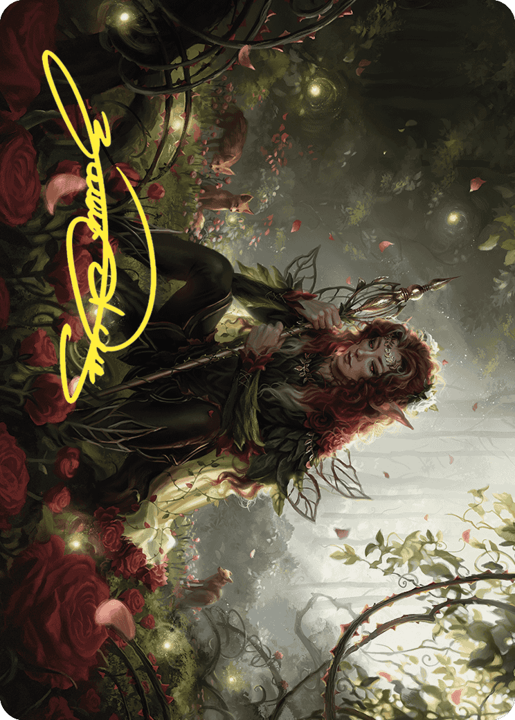 Yenna, Redtooth Regent Art Card (Gold-Stamped Signature) [Wilds of Eldraine Art Series] | The CG Realm