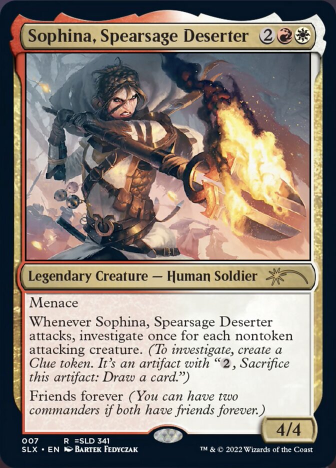 Sophina, Spearsage Deserter [Secret Lair: Universes Within] | The CG Realm