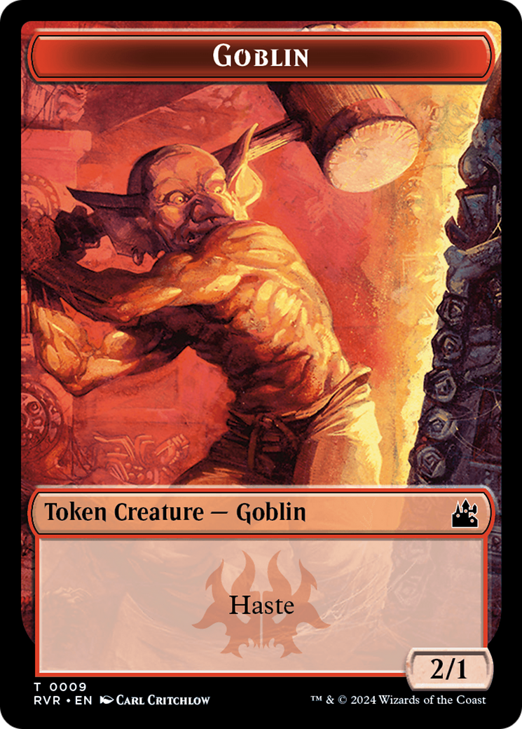 Goblin Token (0009) [Ravnica Remastered Tokens] | The CG Realm