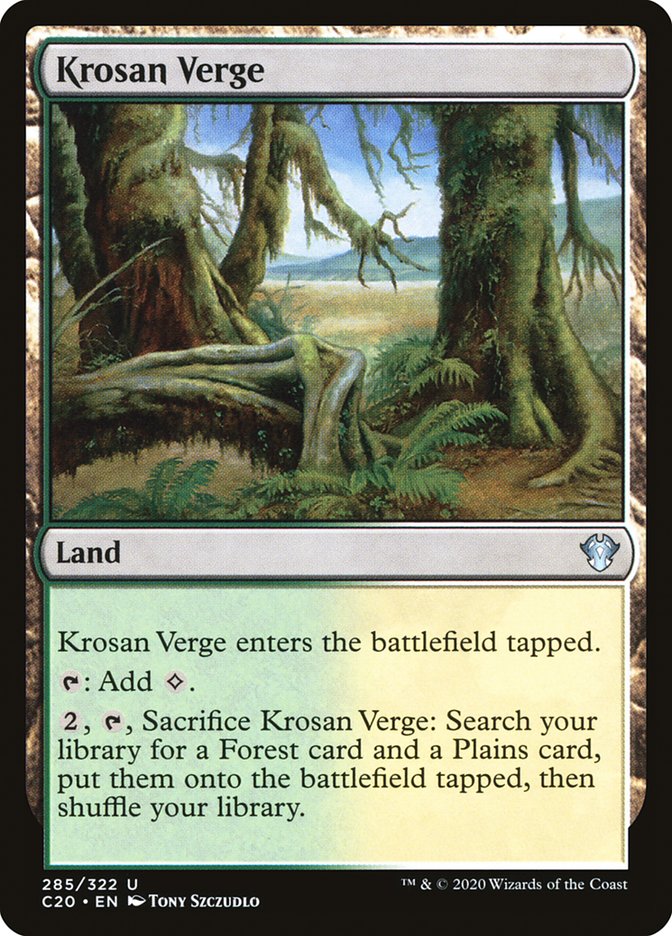 Krosan Verge [Commander 2020] | The CG Realm