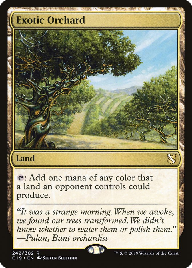 Exotic Orchard [Commander 2019] | The CG Realm