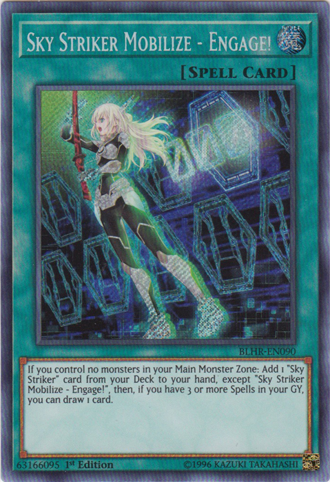 Sky Striker Mobilize - Engage! [BLHR-EN090] Secret Rare | The CG Realm