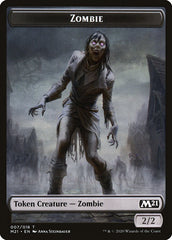 Weird // Zombie Double-Sided Token [Core Set 2021 Tokens] | The CG Realm