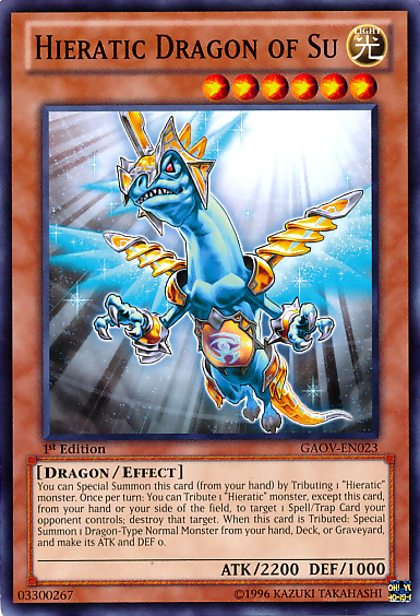 Hieratic Dragon of Su [GAOV-EN023] Common | The CG Realm