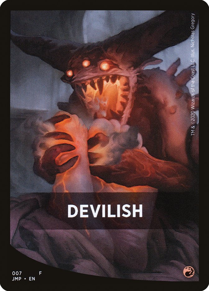 Devilish Theme Card [Jumpstart Front Cards] | The CG Realm