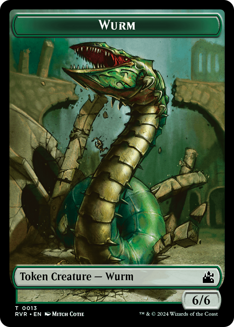 Wurm Token [Ravnica Remastered Tokens] | The CG Realm