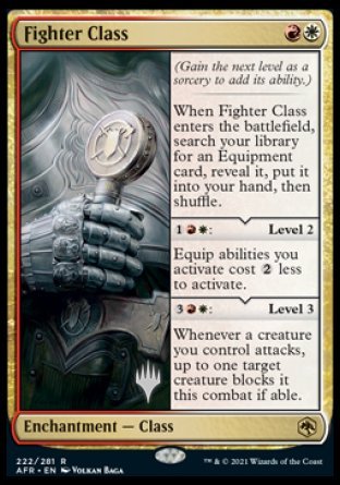 Fighter Class (Promo Pack) [Dungeons & Dragons: Adventures in the Forgotten Realms Promos] | The CG Realm