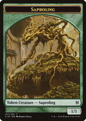 Saproling (016) // Saproling (017) Double-Sided Token [Commander 2016 Tokens] | The CG Realm