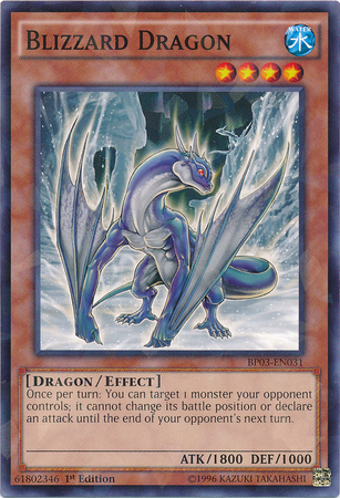 Blizzard Dragon [BP03-EN031] Shatterfoil Rare | The CG Realm