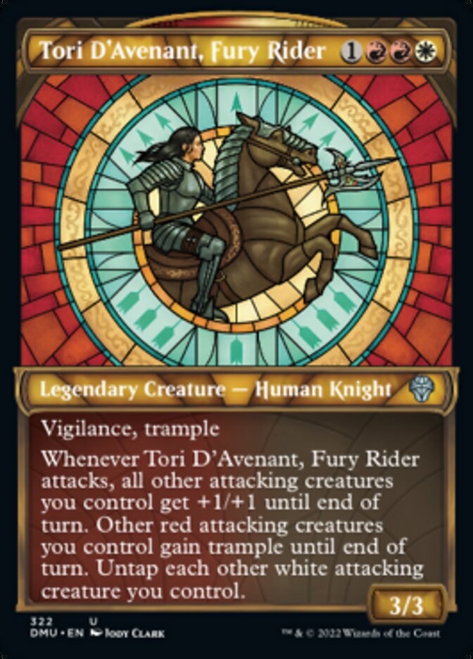 Tori D'Avenant, Fury Rider (Showcase) [Dominaria United] | The CG Realm