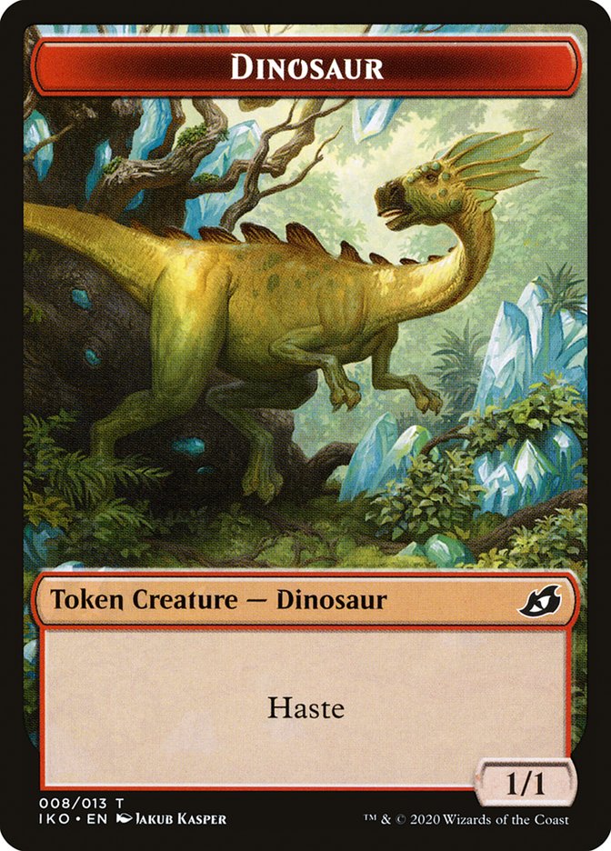 Dinosaur Token [Ikoria: Lair of Behemoths Tokens] | The CG Realm