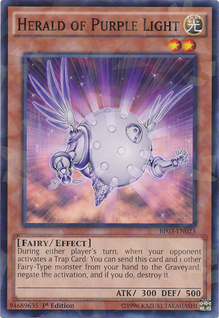 Herald of Purple Light [BP03-EN023] Shatterfoil Rare | The CG Realm