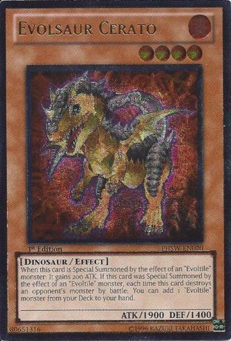 Evolsaur Cerato [PHSW-EN020] Ultimate Rare | The CG Realm