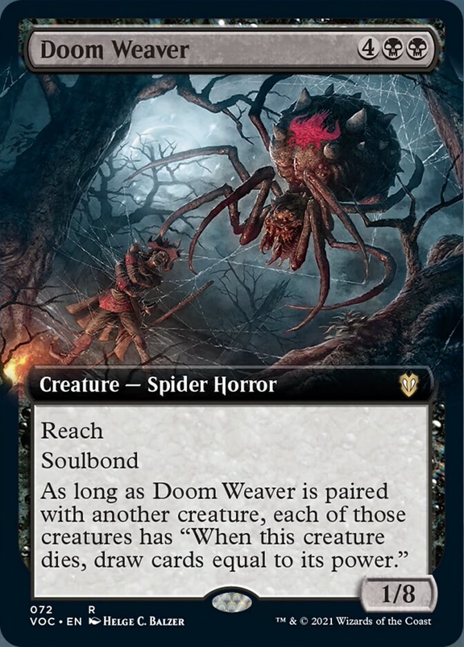 Doom Weaver (Extended Art) [Innistrad: Crimson Vow Commander] | The CG Realm