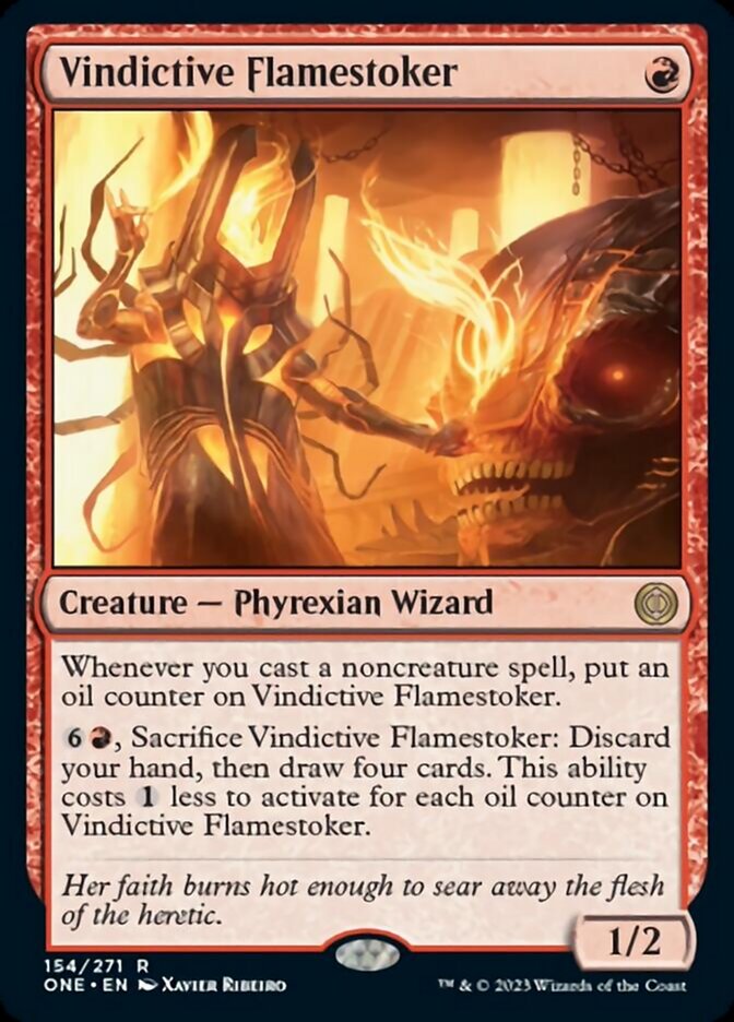 Vindictive Flamestoker [Phyrexia: All Will Be One] | The CG Realm