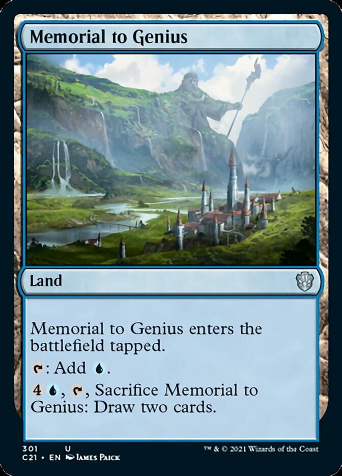 Memorial to Genius [Commander 2021] | The CG Realm