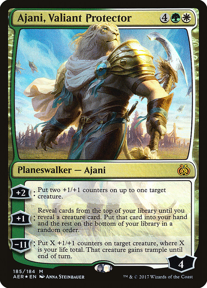 Ajani, Valiant Protector [Aether Revolt] | The CG Realm