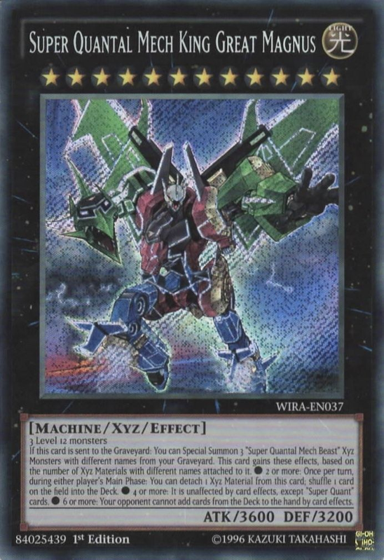 Super Quantal Mech King Great Magnus [WIRA-EN037] Secret Rare | The CG Realm