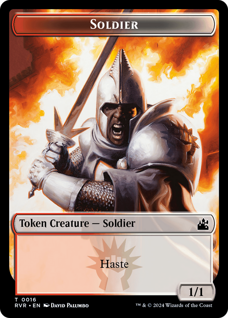 Soldier Token [Ravnica Remastered Tokens] | The CG Realm