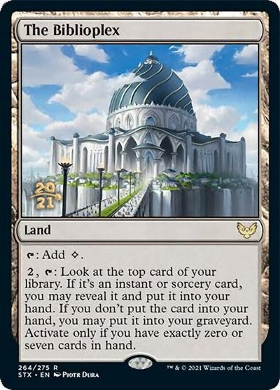 The Biblioplex [Strixhaven: School of Mages Prerelease Promos] | The CG Realm