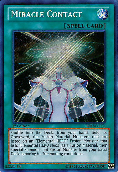 Miracle Contact [REDU-EN093] Secret Rare | The CG Realm