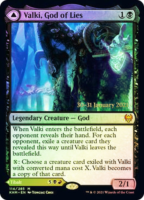 Valki, God of Lies // Tibalt, Cosmic Impostor [Kaldheim Prerelease Promos] | The CG Realm