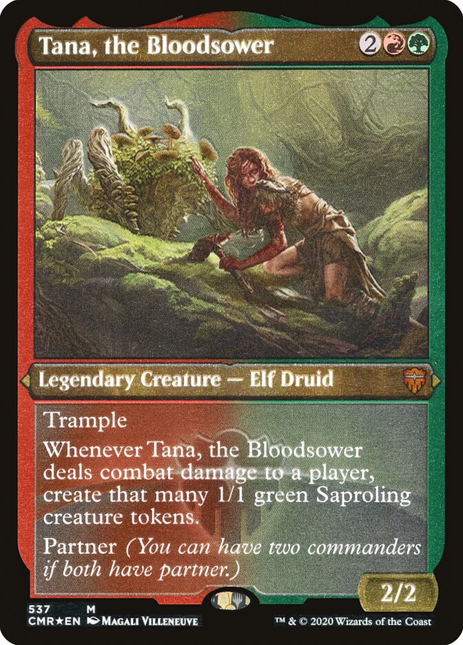 Tana, the Bloodsower (Etched) [Commander Legends] | The CG Realm