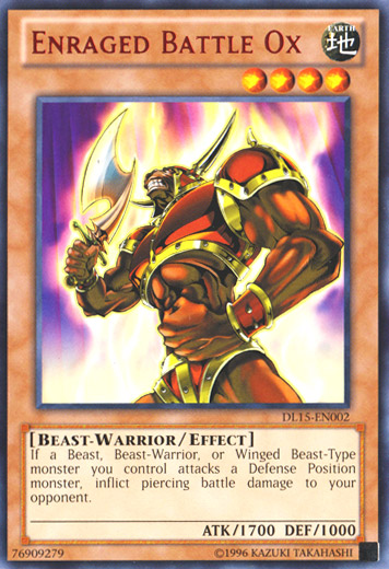 Enraged Battle Ox (Red) [DL15-EN002] Rare | The CG Realm