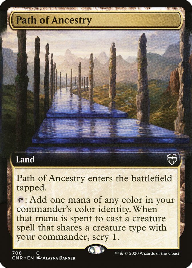 Path of Ancestry (Extended Art) [Commander Legends] | The CG Realm