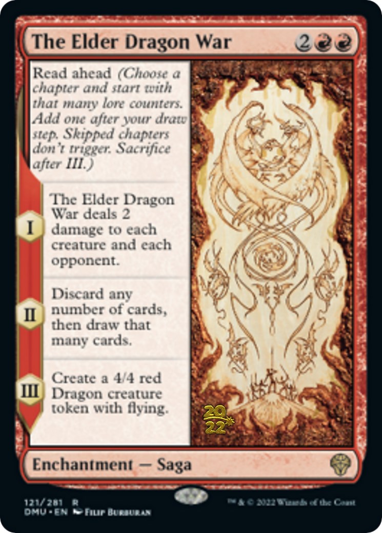 The Elder Dragon War [Dominaria United Prerelease Promos] | The CG Realm