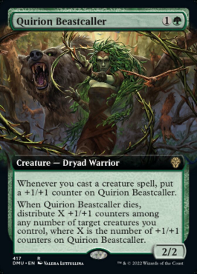 Quirion Beastcaller (Extended Art) [Dominaria United] | The CG Realm