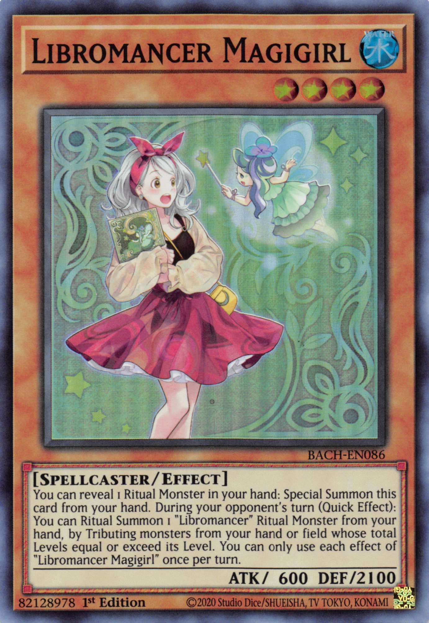 Libromancer Magigirl [BACH-EN086] Super Rare | The CG Realm