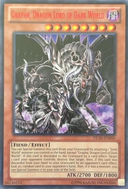 Grapha, Dragon Lord of Dark World (Red) [DL18-EN006] Rare | The CG Realm